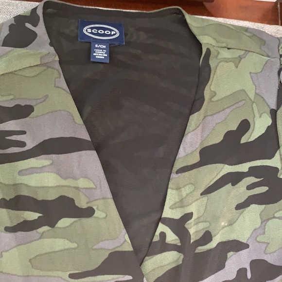 Scoop Camo Mesh Dress - Picture 5 of 8